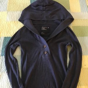Hooded American Eagle Sweater